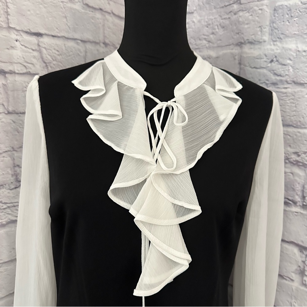 TOMMY HILFIGER
​Ruffle Mini A Line Dress - Picture 6 of 10
